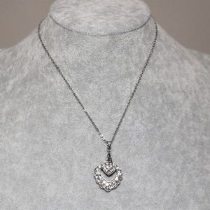 Diamond Heart Pendant Necklace